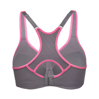 Support High Impact Racer Back Sujetador deportivo de diseño superior personalizado con aros ligeramente forrados de NEEDS OUTDOOR