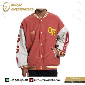 Chaqueta Varsity para hombre, chaqueta de bombardero de béisbol, ropa de calle a prueba de viento Unisex Vintage, abrigos con Patchwork Hipster Utility Tops - Product Image 2