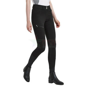 Legging d'équitation pour femmes Active Fitness, contrôle du ventre, imperméable, coupe-vent, spandex/polyester, vêtements de sport pour Jodhpur - Product Image 2