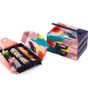 Kotak makanan Sushi kemasan makanan makanan bungkus makanan makanan Ramah Lingkungan Mewah