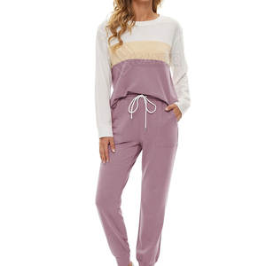 El chándal informal de mujer de calidad superior más vendido para invierno Color sólido cómodo a la venta - Product Image 1