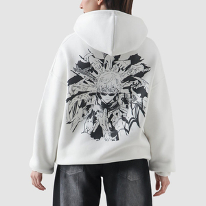 Custom Streetwear 100% Cotton <b>Hoodie</b> High Quality <b>Jujutsu</b> <b>Kaisen</b> Zipper Unisex <b>Hoodie</b> <b>Hoodie</b> Oversized Cropped Pullover <b>Hoodie</b> - Product Image 5