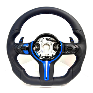Volante Deportivo de Cuero Serie 1 3 5 para BMW E81 E87 E82 E88 E21 E30 E36 E46 E90 E91 E92 E93 E28 E34 E39 E60 E61 - Product Image 2
