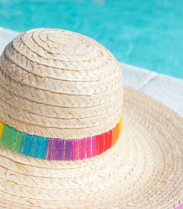 Sombrero de ala ancha colorido alrededor del cuerpo, sombrero de estilo playero, Festival, moda transpirable, adecuado para mujeres, llamativo colorido 2024 - Product Image 2