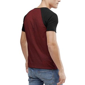 Camiseta serigrafiada de seda raglán de manga corta personalizada de algodón súper suave directamente de fábrica para hombres Envío DDP - Product Image 5