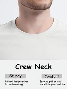 Nuevas camisetas ajustadas suaves y cómodas de estilo de bolsillo antiarrugas 100% algodón hecho con ajuste Regular, camiseta ligera de Color blanco - Product Image 6