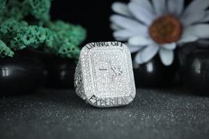 Wholesale Custom Full Iced Out Moissanite Diamond <b>Name</b> Ring 925 Sterling Silver Men's Hip Hop Jewelry by Phoenix Enterprise - Product Image 3