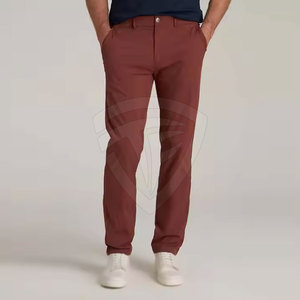 Pantalón de algodón para hombre, formal, informal, suave, tejido elástico, ligero, cómodo, diseño a medida - Product Image 5