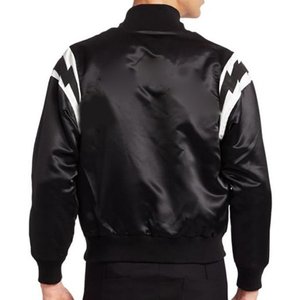 Chaqueta Bomber Vintage de Invierno para Hombre, Personalizada, de Alta Calidad, en Cuero Genuino de Cordero, con Logotipo Frontal, Servicio OEM, Impermeable - Product Image 5