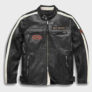 Chaqueta de Cuero Harley Davidson Command para Hombre - Product Image 1