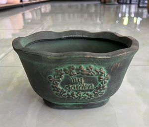 Alta calidad Premium terracota estilo europeo tallado a mano ecológico ligero hogar jardín maceta macetas Macetas - Product Image 1