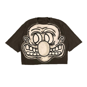 T-shirts Boxy Homme 2025 100% Coton Vintage Respirant Design Personnalisé Haute Qualité 300g Col Rond Sérigraphié - Product Image 3