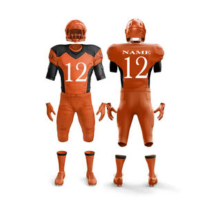 Tenues de football américain personnalisées de qualité supérieure en viscose/coton imprimé respirant pour équipes - Product Image 5