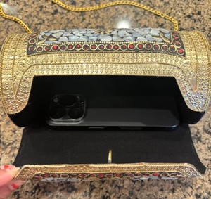 Embrague de Metal de mosaico de diseñador elegante chapado de alta calidad para bolso de noche de mujer de INDIA - Product Image 2