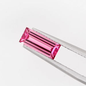 Tourmaline rose cultivée en laboratoire Baguette Rectangle en forme d'octogone Pierre précieuse libre Formes personnalisées synthétiques 3x6mm à 20x30mm - Product Image 6