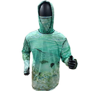 Chaqueta de Pesca Personalizada de Manga Larga con Protección Solar UPF 50+, Transpirable, que Absorbe la Humedad, con Capucha, Secado Rápido, Logotipo Frontal - Product Image 4