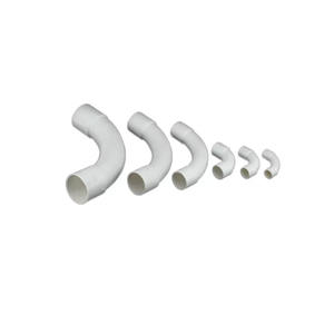 <span class=keywords><strong>PVC</strong></span> personnalisé de haute qualité 90 °   Coude en arc - Connecteur de tube de <span class=keywords><strong>16</strong></span>/20/25/32/40/50 mm en <span class=keywords><strong>PVC</strong></span>, coude de descente à 90 degrés - Product Image 5