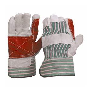 2025 vente en gros en vrac gants de travail en cuir de sécurité produits en cuir pour la sécurité gants de Protection des mains et des bras dans le prix de gros - Product Image 1