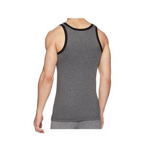 เสื้อกล้ามผู้ชายแห้งเร็วใส่ได้ในฤดูร้อนเสื้อกล้ามใส่เล่นยิมแขนกุดทรงพอดีตัวดีไซน์ใหม่ - Product Image 6