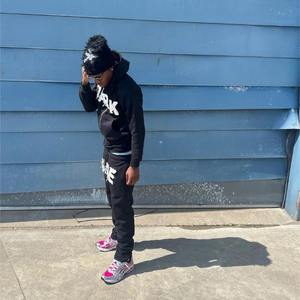 Chaqueta con estampado de letras americanas ropa de calle alta moda Sudadera con capucha de gran tamaño mujeres hombres Punk Casual Harajuku pulóver sudadera Top - Product Image 6