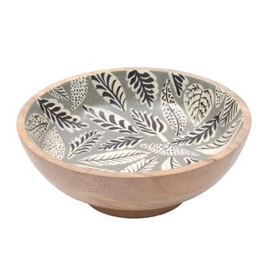 Fruit <b>Salad</b> Serving <b>And</b> Mixing <b>Bowl</b> Kitchenware Catering Usage Mango Wooden Rounded Designer Snacks <b>Server</b> <b>Bowl</b> - Product Image 5