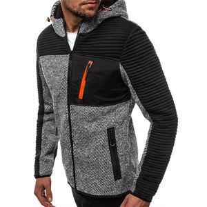 Sudaderas con capucha pesadas Fabricante de bordado personalizado Alta calidad 100% Algodón Hombres Zip up fleece blanded Hoodie - Product Image 3