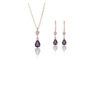 Conjuntos de joyería fina para mujer Azuris 925 Sterling Silver Mystic Stone ALK7010 Turkey Origin - Product Image 1