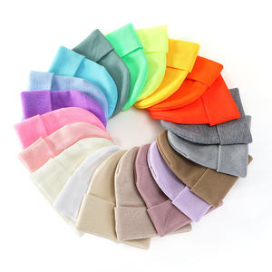 100% Laine Chaud Slouchy Style Personnalisable En Gros Bonnets Unisexe Haute Performance Thermique Hiver Tricot Manchette Bonnet - Product Image 6