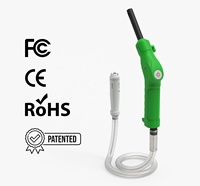 Pompe de transfert de carburant sans fil haute performance à capteur, arrêt automatique, auto-amorçante, en plastique, 2,4 GPM, rechargeable, pour fût de 55 gallons, usage agricole