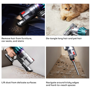 Aspiradora Portátil Potente 3 en 1 Eléctrica a Batería Vertical para Pelo de Mascota, Alfombras y Limpieza del Hogar - Product Image 3