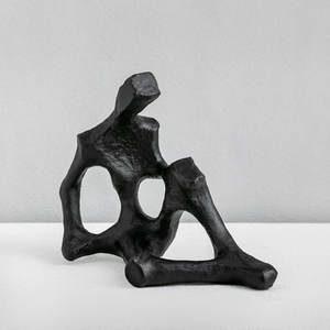 Adornos hechos a mano de moda, escultura de diseño sentado humano de Metal, estatua de aluminio, arte, decoración para sala de estar, escultura al por mayor - Product Image 2