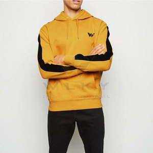 Wholesale luxury <b>material</b> Custom Logo Pullover High Quality 100% Cotton Causal Wear Hoodies For Mens - Product Image 4