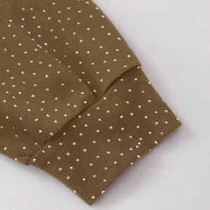 Sur mesure, nouveau design, entièrement orné de strass, effet délavé soleil d'automne, prix abordable, haute qualité, fournisseur de services OEM, coton, coupe oversize - Product Image 6