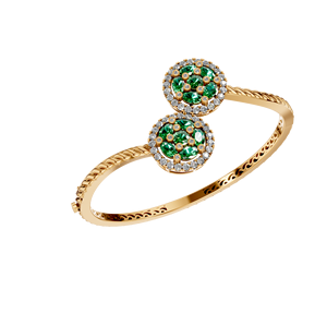 Elegant 925 Sterling <b>Silver</b> Rhodium Plated Oval Cut Moissanite Link Cluster <b>Charm</b> Bangles <b>Bracelets</b> Parties Gift - Product Image 2