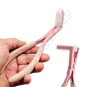 Pinzas para Extensiones de Cabello de Acero Inoxidable de 7 Pulgadas, Color Rosa, Duraderas, Reutilizables, con Logotipo Personalizado GEMSTONE ENTERPRISES, Herramienta Personalizada - Product Image 2