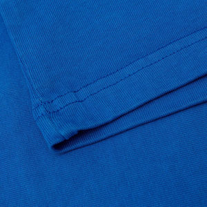 Camiseta de algodón 100% de primera calidad con estampado bordado personalizado, logotipo, cuello antipilling, ajuste holgado, informal, sólido para hombres y mujeres, de gran tamaño - Product Image 5