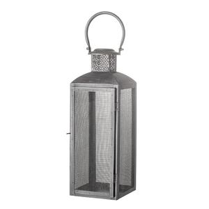 Lot de 2 lanternes à bougie blanches marocaines évider des lanternes de jardin au design élégant pour un événement de vacances - Product Image 4