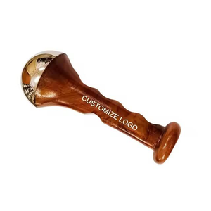 Masseur Kansa à double usage avec manche en bois pour le visage, le dos, le cou et le corps, soulagement du stress, vente en gros - Product Image 5