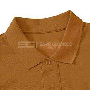 Chemise de golf à manches courtes personnalisée pour hommes coton respirant grande taille tenue décontracté couture multi-panneaux imprimé commande pour polos - Product Image 3