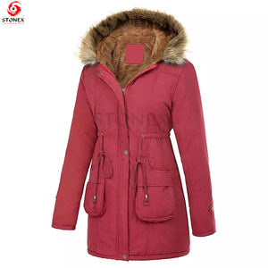Nouvelle parka épaisse et chaude de grande taille pour femmes, veste longue parka d'hiver pour femmes, vente en gros - Product Image 2