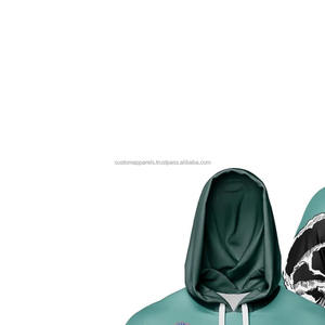 Sudadera con Capucha Personalizada con Estampado Puff para Hombre, Ropa Urbana, Felpa Gruesa de Algodón, Sudadera Holgada de Alta Calidad, Sudadera con Capucha Lisa OEM - Product Image 3