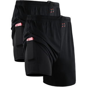 Venta al por mayor personalizado Split Side sólido gimnasio correr 2024 personalizado hombres pantalones cortos nuevo estilo nuevos hombres gimnasio pantalones cortos - Product Image 1