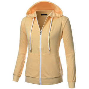 Venta al por mayor de alta calidad de las mujeres sudadera 100% de algodón sudaderas con capucha de gran tamaño de las mujeres de moda personalizada impresa logotipo de las mujeres sudaderas con capucha - Product Image 1