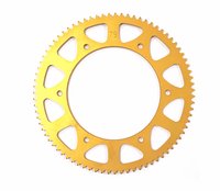 Pignon de chaîne à rouleaux 219 certifié ISO, dents moulées de précision, trempées haute fréquence, haute qualité pour la course tout-terrain longue distance