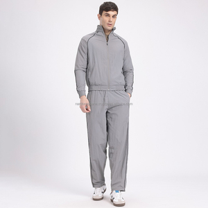 Nardon Apparels Survêtements pour hommes Survêtements pour hommes Survêtements pour hommes 2 pièces Décontracté Athlétique Jogging Warm Up Full Zip Sets - Product Image 4