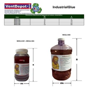 Adhesivo de Varias Presentaciones, MXGLU-005, 2 Litros, Cobertura 3.5m, Tiempo de Secado 10 a 15 min., Envase de Plástico. - Product Image 4