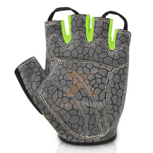 Service OEM personnalisé, gants de cyclisme légers à demi-doigts, antidérapants, avec sangle de poignet réglable, unisexe, faible MOQ - Product Image 5