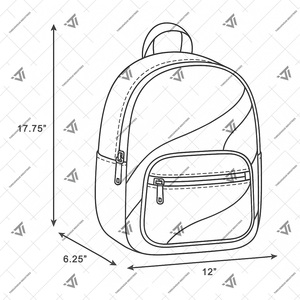 Delta grec personnalisé | Sigma | Theta | DST | Sac à dos de sororité bicolore élégant en similicuir | Sac à dos de voyage de tous les jours durable - Product Image 3