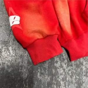 Custom Printed Embroidery Sun Faded Heavyweight 100% Cotton Oversized Boxy Cropped Acid Wash Vintage Distressed Zipper <b>Hoodie</b> - Product Image 2