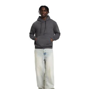 Sweat à capuche surdimensionné pour hommes de haute qualité broderie personnalisée et impression bouffante, sweat-shirt vierge en éponge française - Product Image 6